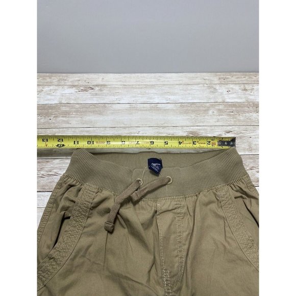 Gap Kids Boys Drawstring Tan Khaki Cargo Pants - Size 8, New - Picture 6 of 11